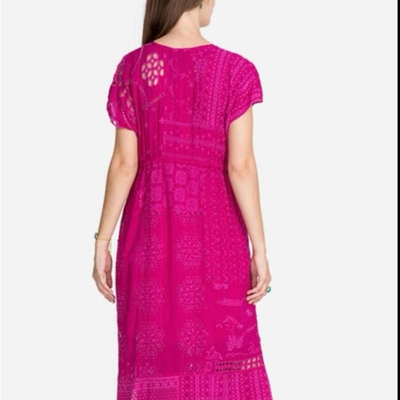 Johnny was Olympic patchwork dress size large - Picture 3 of 5